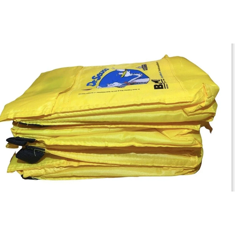 Dr. Seuss Lunch Bags 2012 Cat in the Hat Books a Million 5 Yellow‎ Insulated NEW